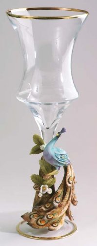 Cevik Vase w/ Peacock