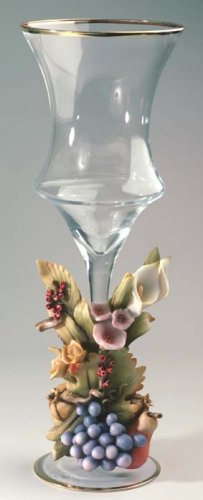 Cevik Vase w/ Fruit & Flowers