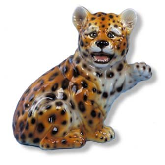 Capodimonte Small Leopard Paw Up