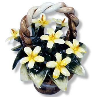 Capodimonte Daisy Basket (4 pc.min.)