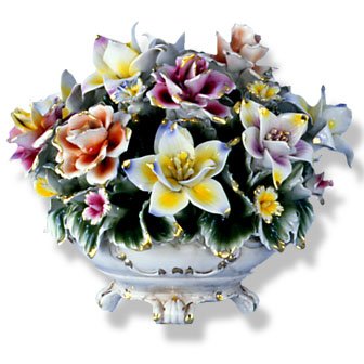 Capodimonte Flower Centerpiece