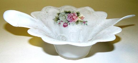Arte Murano Glass- Silvestri Ruffled Floral Bowl