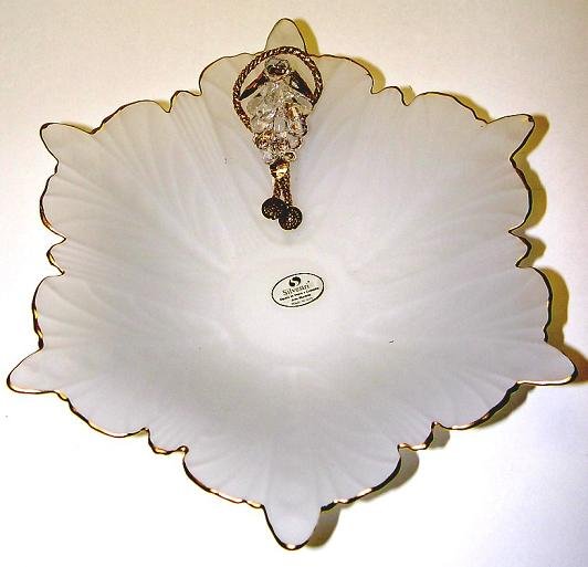 Arte Murano Glass- Silvestri Gold Grape Bowl