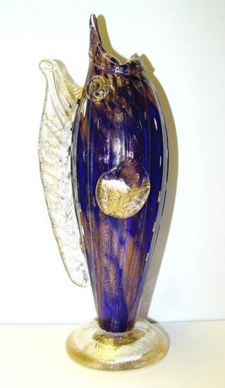 Italian Murano Mini Swordfish Vase
