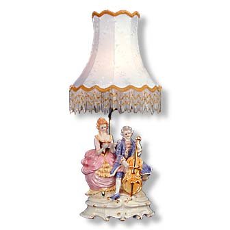 Capodimonte Couple Lamp