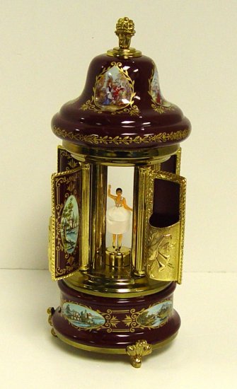 Red Music Ballerina Music Box