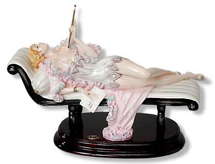 A. Santini Lady on Sofa
