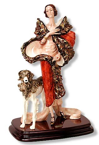 A. Santini Lady w/ Dog