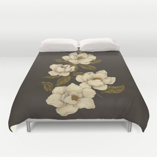 Magnolias Duvet Cover Full Size 2fBqSlF