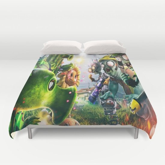 Zombie Vs Plant Duvet Cover King Size 2fF950i
