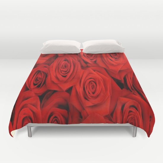 Red Rose Duvet Cover King Size 2gjPfG9