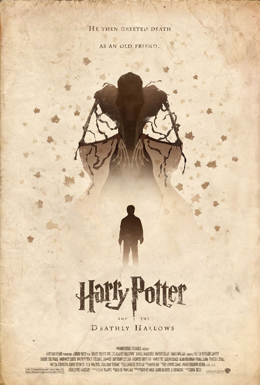 Deathly Hallows Vintage Poster