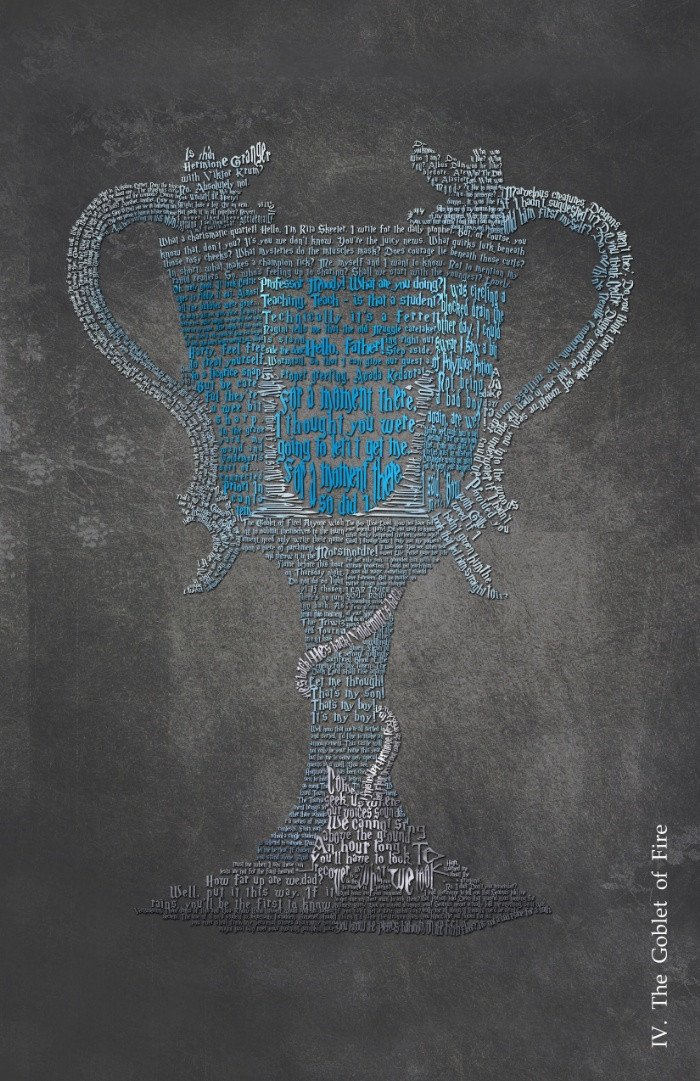 Goblet of Fire Vintage Poster