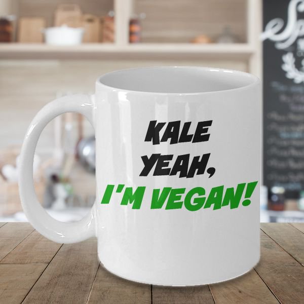 FUNNY VEGAN MUG 11OZ Ceramic Coffee Tea Cup Ideal Gift
