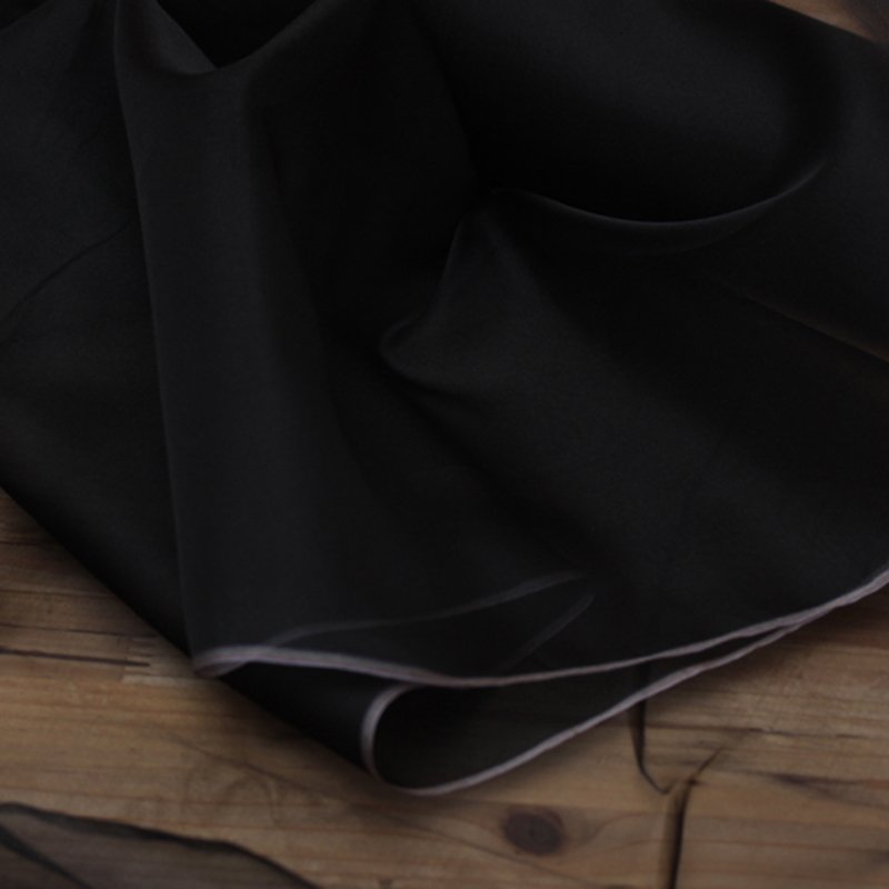 pure black silk organza fabric online by yard 110 cm width