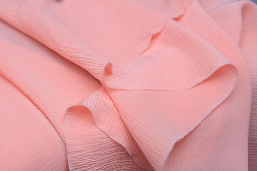 crinkle silk fabric sell by meter 19momme