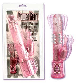 Power Gem Rabbit Vibrator - Pink