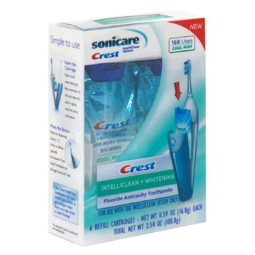 Crest IntelliClean Fluoride Anticavity Toothpaste (2 pack - 12 total refills)