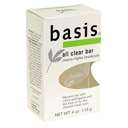 Basis All Clear Bar Antibacterial Cleansing Bar 8 Pack