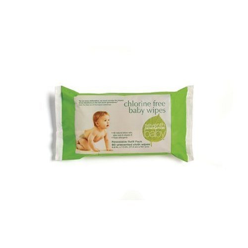 Seventh Generation Baby Wipes Refills CASE PACK