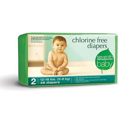 Seventh Generation Chlorine Free Diapers Stage 2 CASE