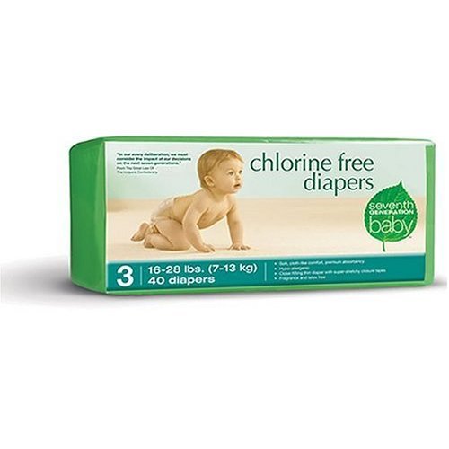 Seventh Generation Chlorine Free Diapers Stage 3 CASE