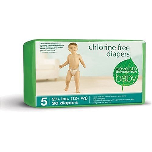 Seventh Generation Chlorine Free Diapers Stage 5 CASE