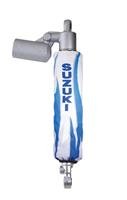 2008 QuadRacer R450 Tribal Rear Shock Cover Blu