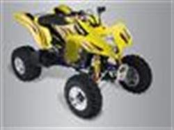 2008 QuadSport Z400 Seat Cover (Yellow/Red)