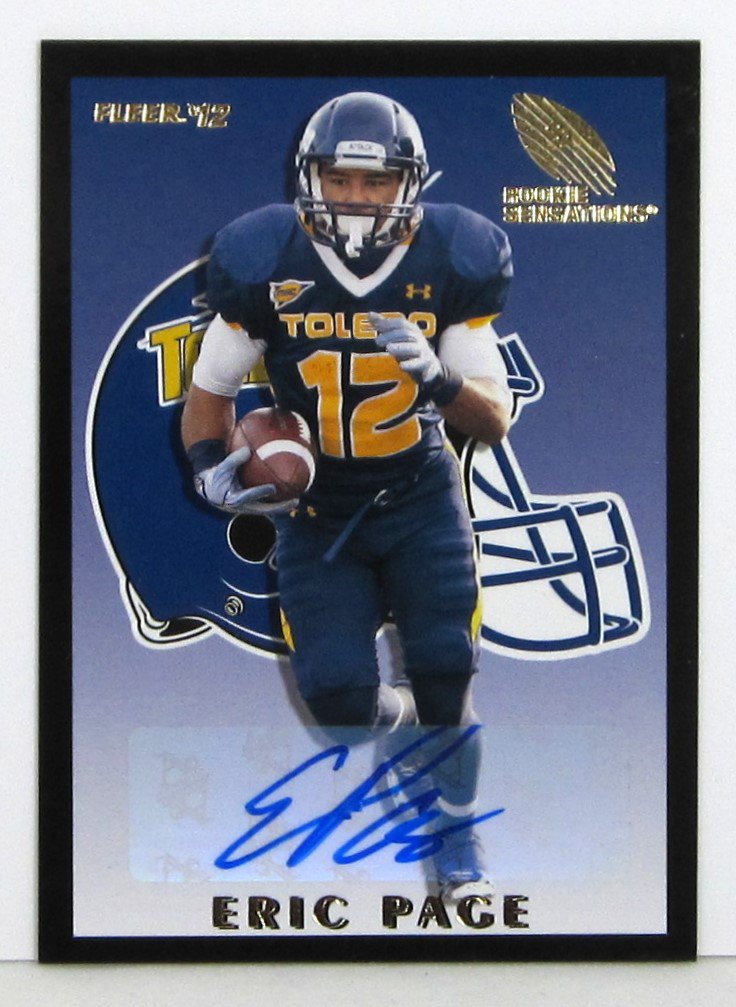 Eric Page Autograph 2012 Fleer Rookie Sensations RS-74