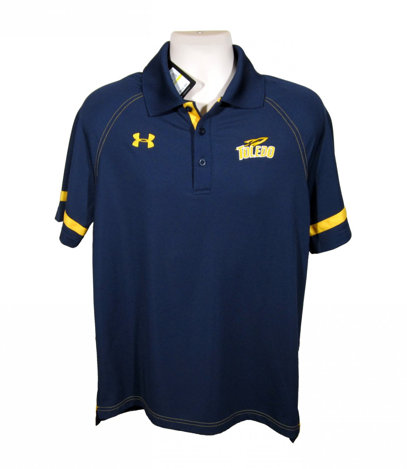 UT Under Armour Coach's Style S/S Polo - Blue. Size: Medium