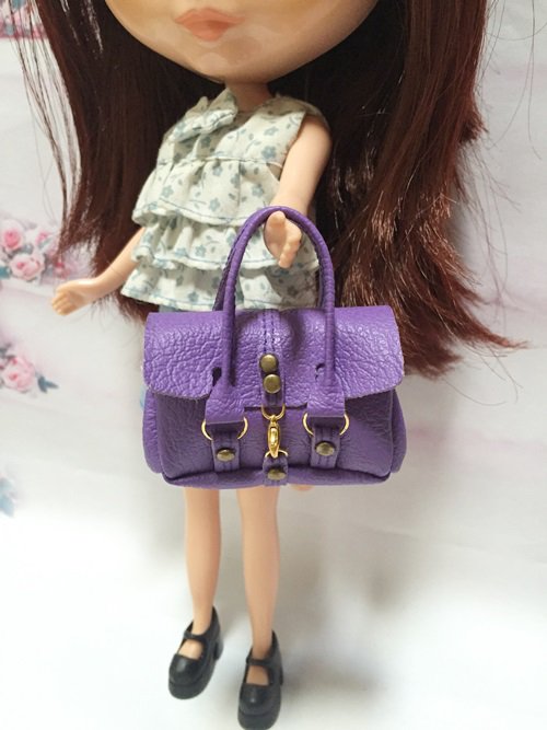 Purple Fashion Handbag for Blythe/Barbie/Pullip/Licca Doll