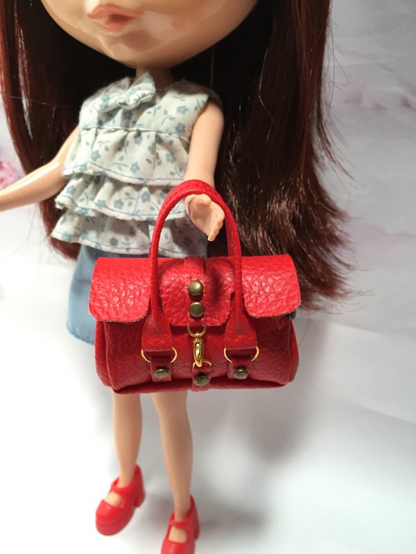 Red Fashion Handbag for Blythe/Barbie/Pullip/Licca Doll