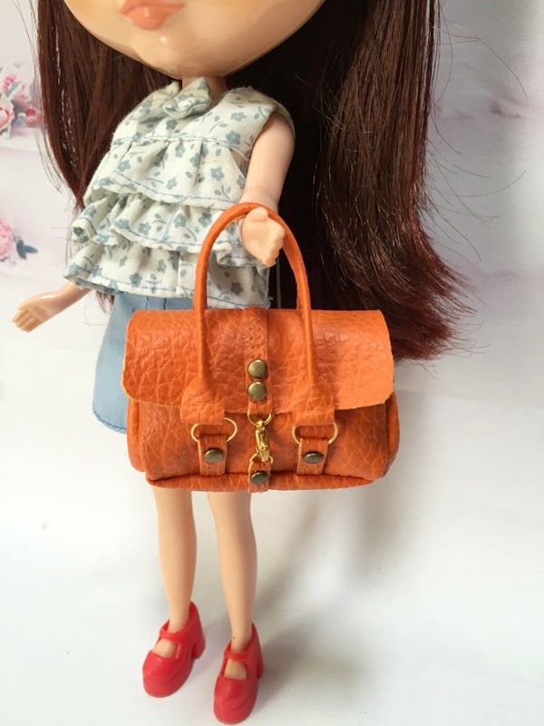 Orange Fashion Handbag for Blythe/Barbie/Pullip/Licca Doll