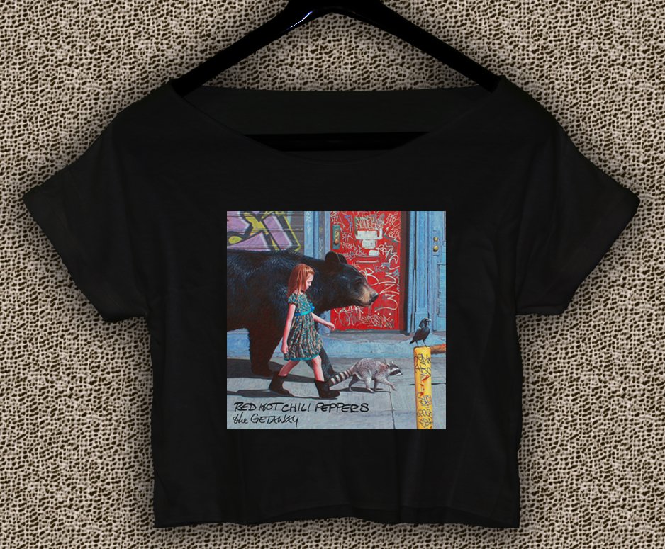 Red Hot Chili Peppers T-shirt Red Hot Chili Peppers The Getaway Album RHCP Crop Top