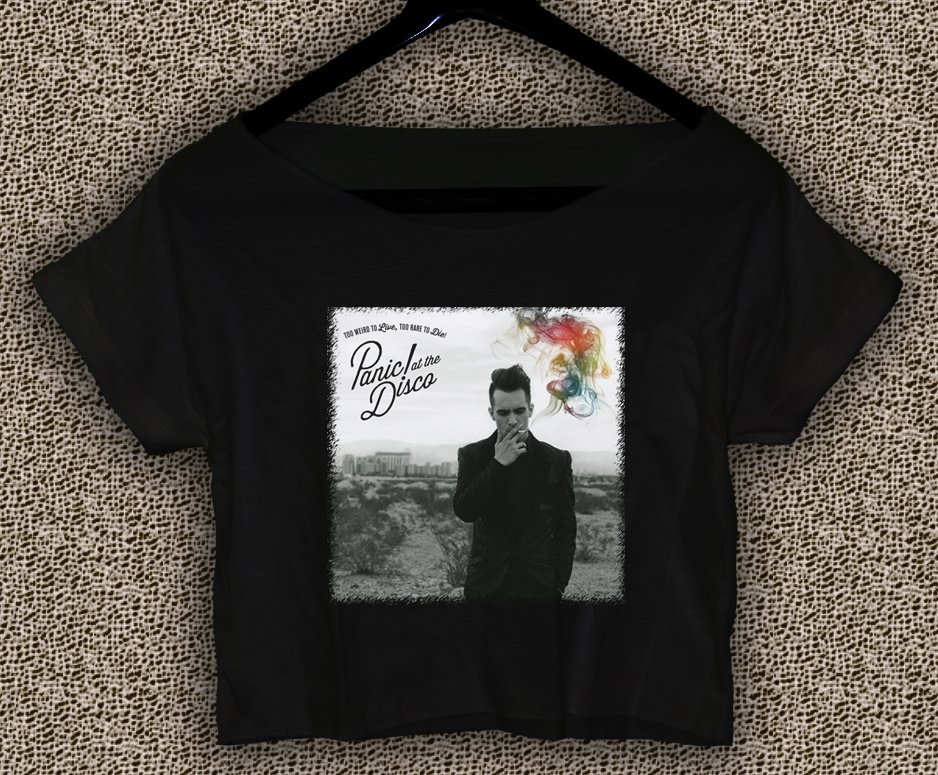 Panic at the Disco T-shirt Panic at the Disco Crop Top Panic at the Disco Crop Tee PTD#01