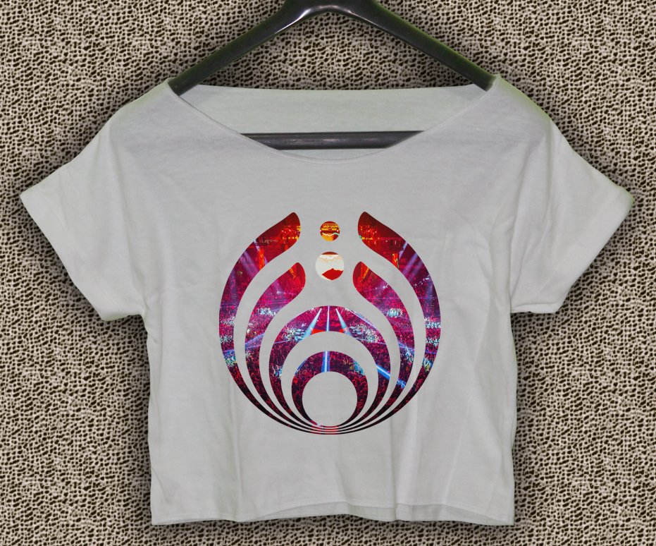 Bassnectar T-shirt Bassnectar Crop Top Bassnectar Crop Tee BSN#02