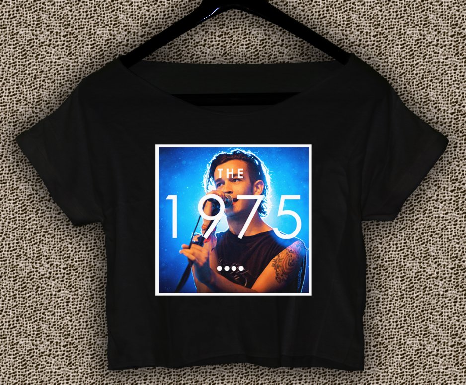 The 1975 Band T-shirt The 1975 Band Crop Top The 1975 Band Crop Tee 75#03