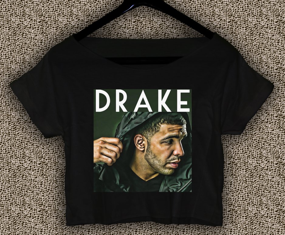 DRAKE Summer Sixteen T-shirt DRAKE Summer Sixteen Crop Top DRAKE Crop Tee DS#03