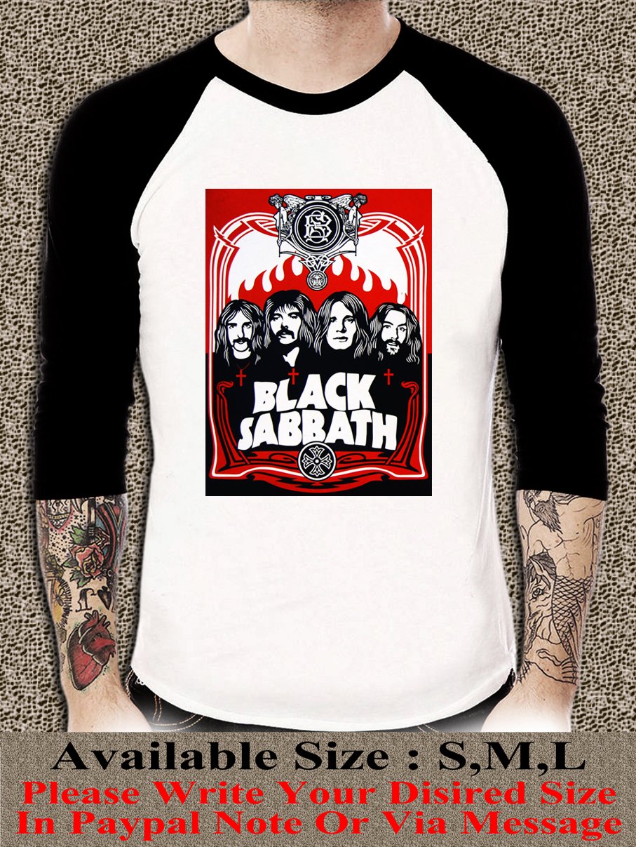 Black Sabbath Shirt Black Sabbath Unisex Adults Tshirt Any Size BSR#001