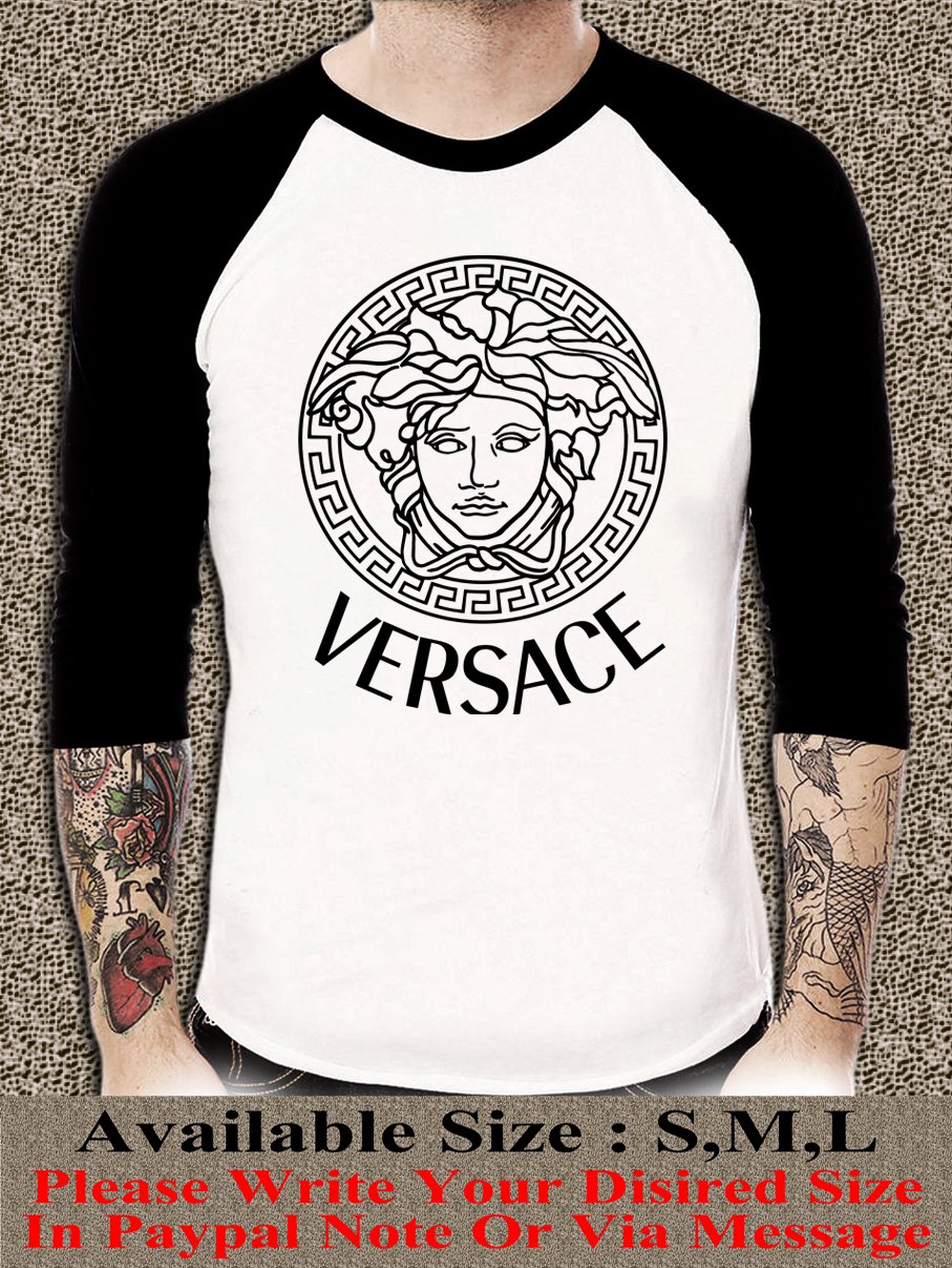 Versace Shirt Versace Unisex Adults Tshirt Any Size VR#001