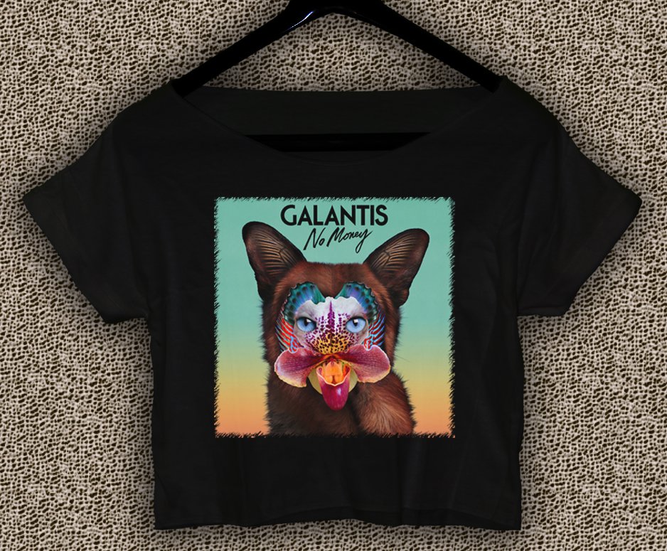 Galantis T-shirt Galantis Crop Top Galantis logo no money Crop Tee GLT#01