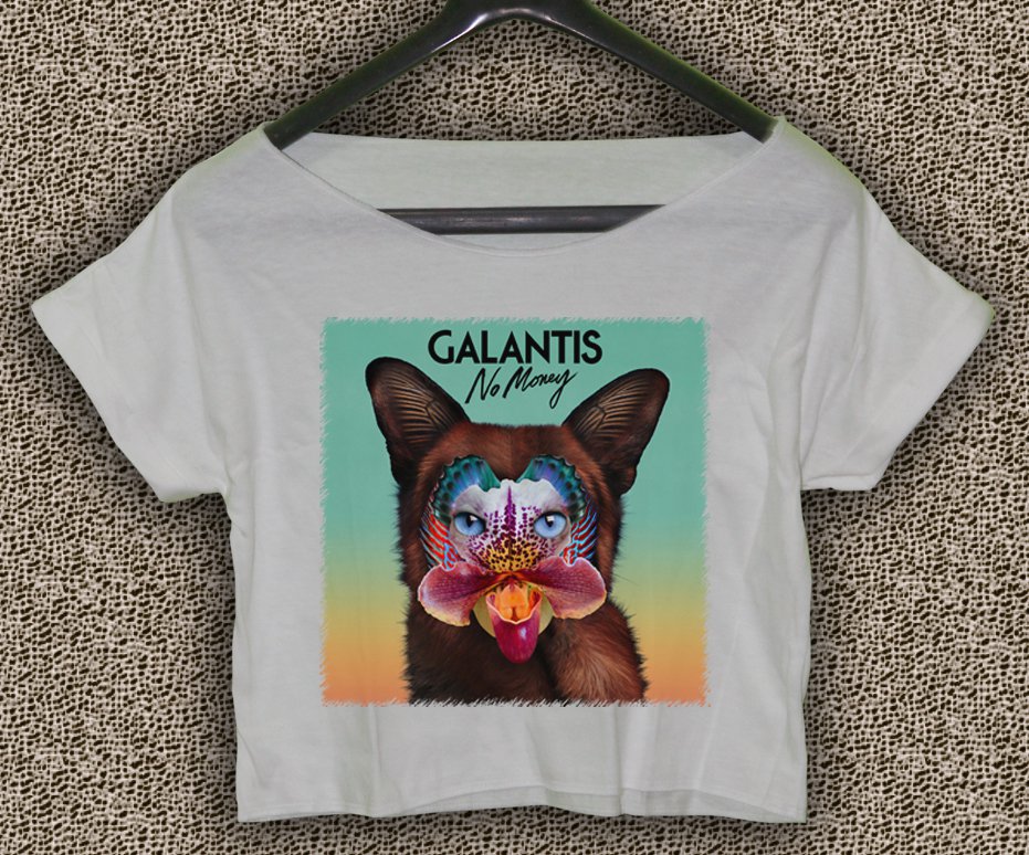 Galantis T-shirt Galantis Crop Top Galantis logo no money Crop Tee GLT#02