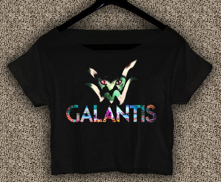 Galantis T-shirt Galantis Crop Top Galantis logo Crop Tee GLT#01