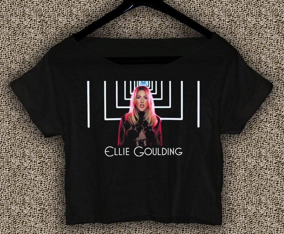 Ellie Goulding T-shirt Ellie Goulding Crop Top Ellie Goulding Still Falling For You Crop Tee EG#03