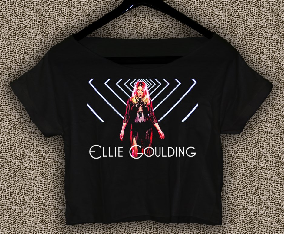 Ellie Goulding T-shirt Ellie Goulding Crop Top Ellie Goulding Still Falling For You Crop Tee EG#05