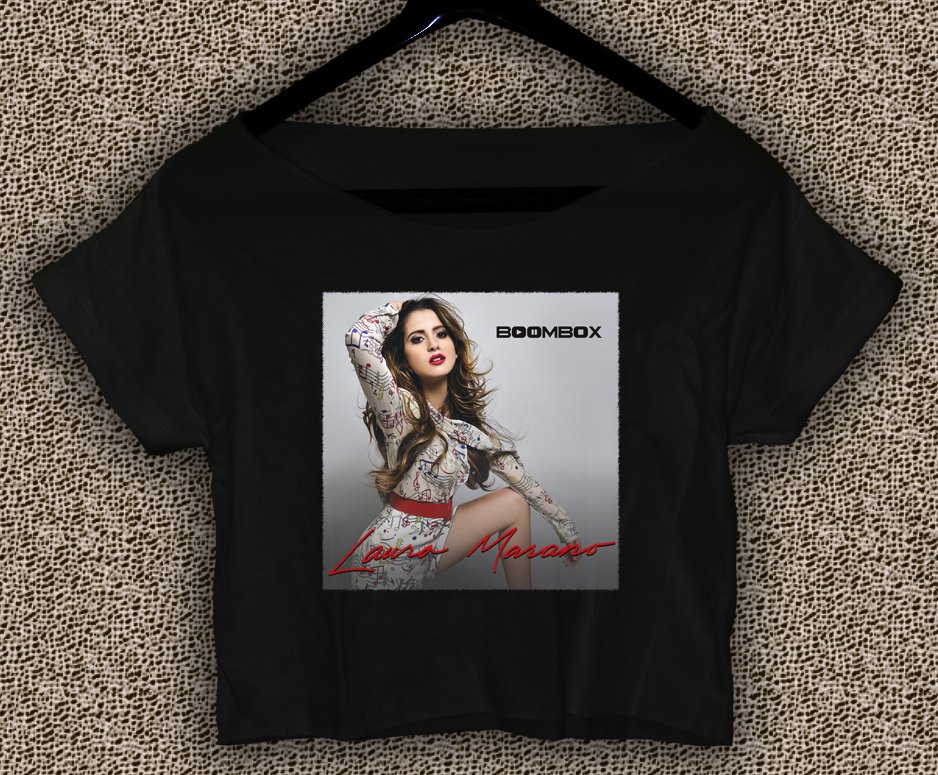 LAURA MARANO T-shirt LAURA MARANO Crop Top LAURA MARANO Boombox Crop Tee LM#01