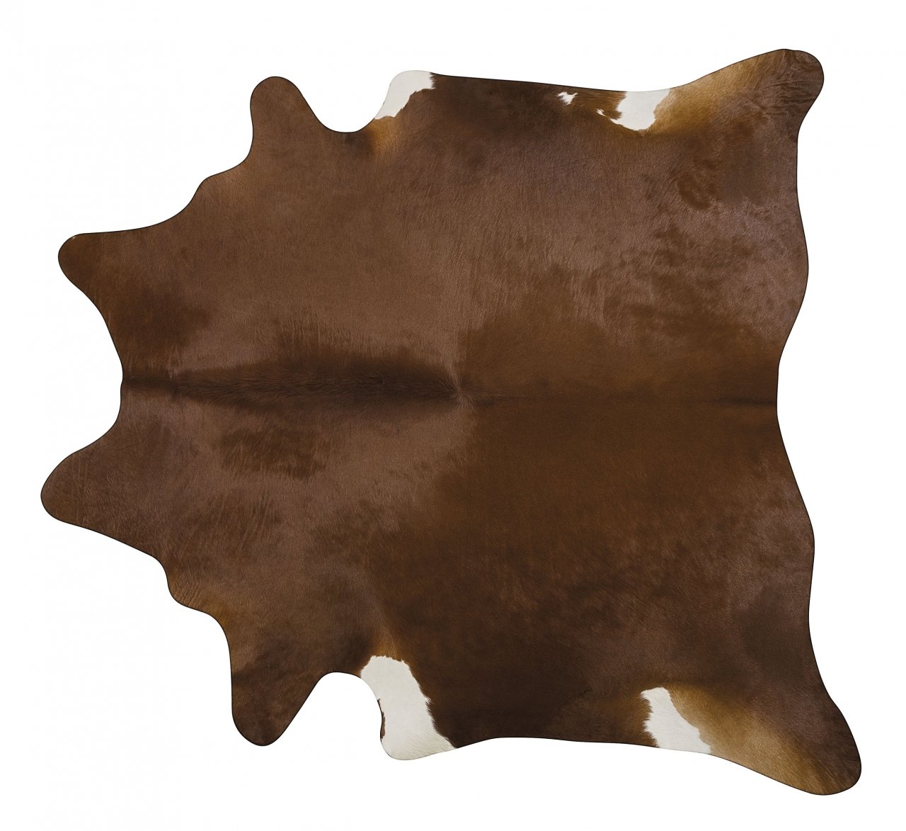 Dark Brown Brazilian Cowhide Area Rug - Size XL