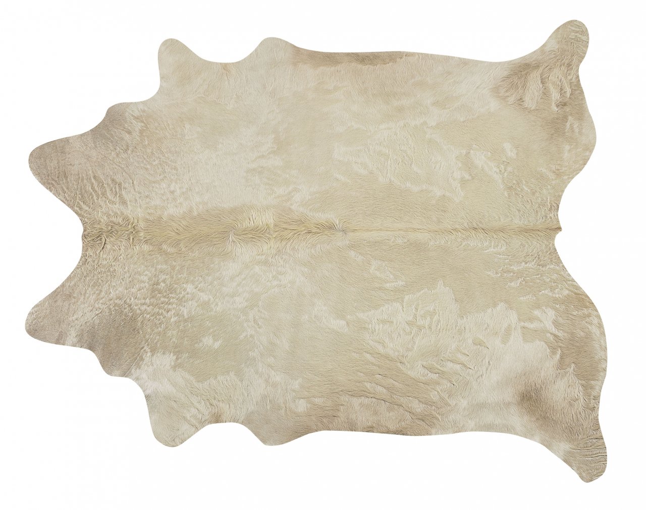 Champagne Brazilian Cowhide Rug Area Rugs - Size LARGE