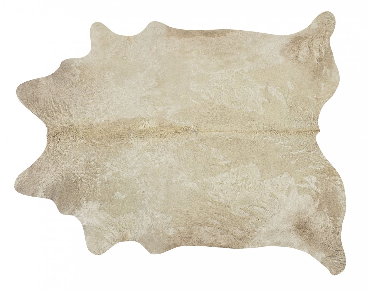 Champagne Brazilian Cowhide Rug Cow Hide Area Rugs - Size XL